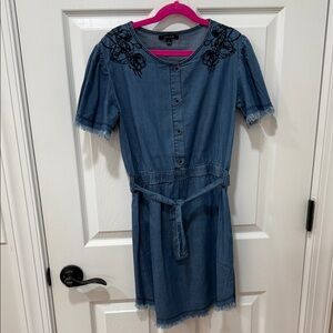 Joe's Jeans Blue Tencel Denim Casual Kids Dress Sz L